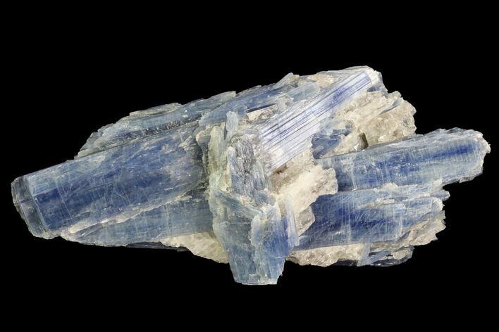 Vibrant Blue Kyanite Crystal Cluster - Brazil #97970